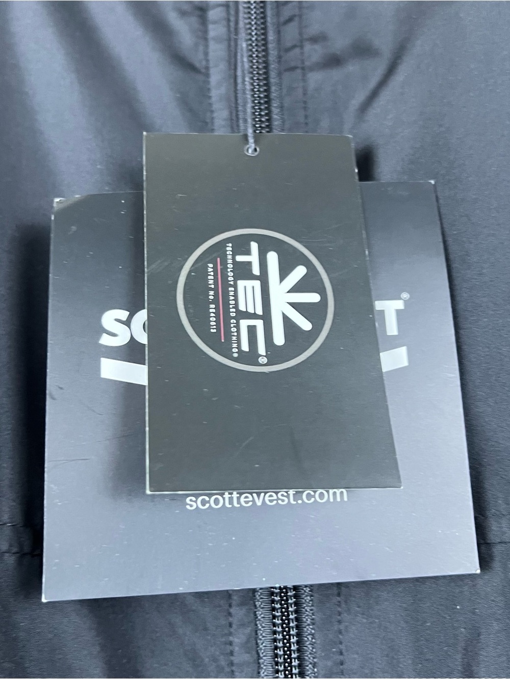 Mens Black SCOTTeVEST Pack Windbreaker Jacket Size 3XL - 19 Pockets New w/ Tags - Picture 8 of 10